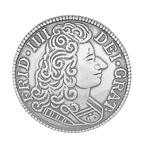 Halsknapp-mynt oksidert, stolpe