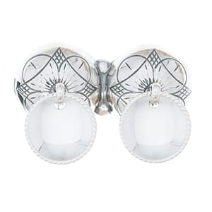 Halsknapp kort med lauv