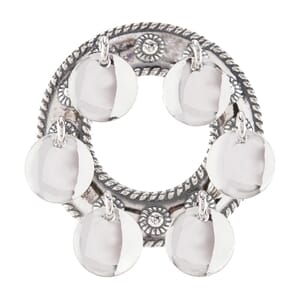 Hårstrikk sølje med lauv, 3,3 cm