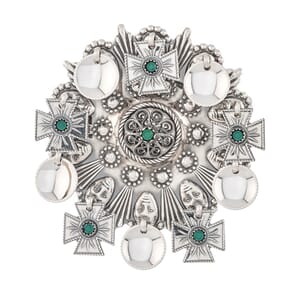 Sølje, oks. m/grøne steinar